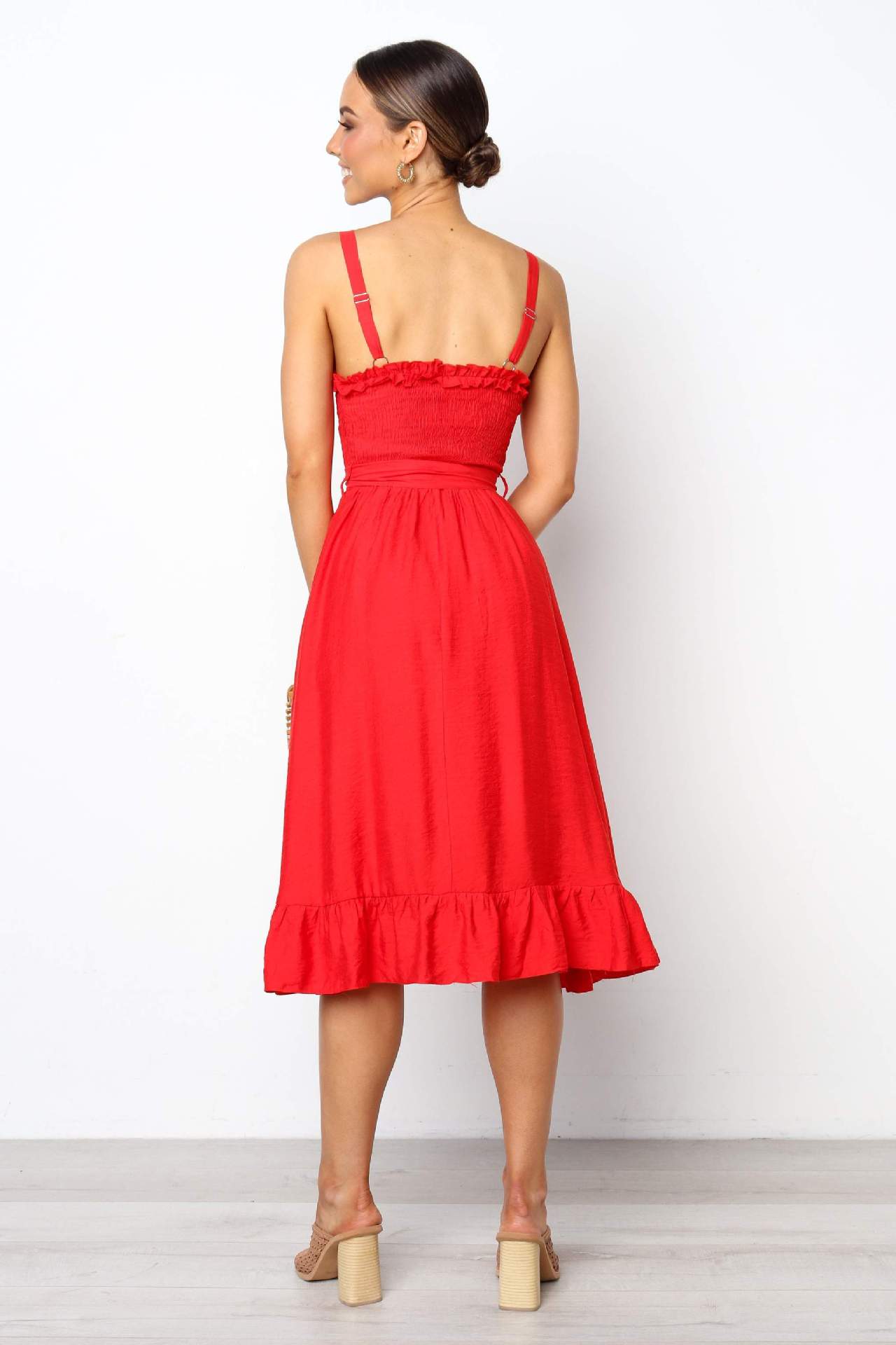 sd-16801 dress-red